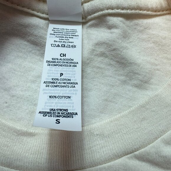 APEROL SPRITZ T Shirt Cream Front Graphic, Size Adult Women's Small 100% Cotton - Picture 5 of 7